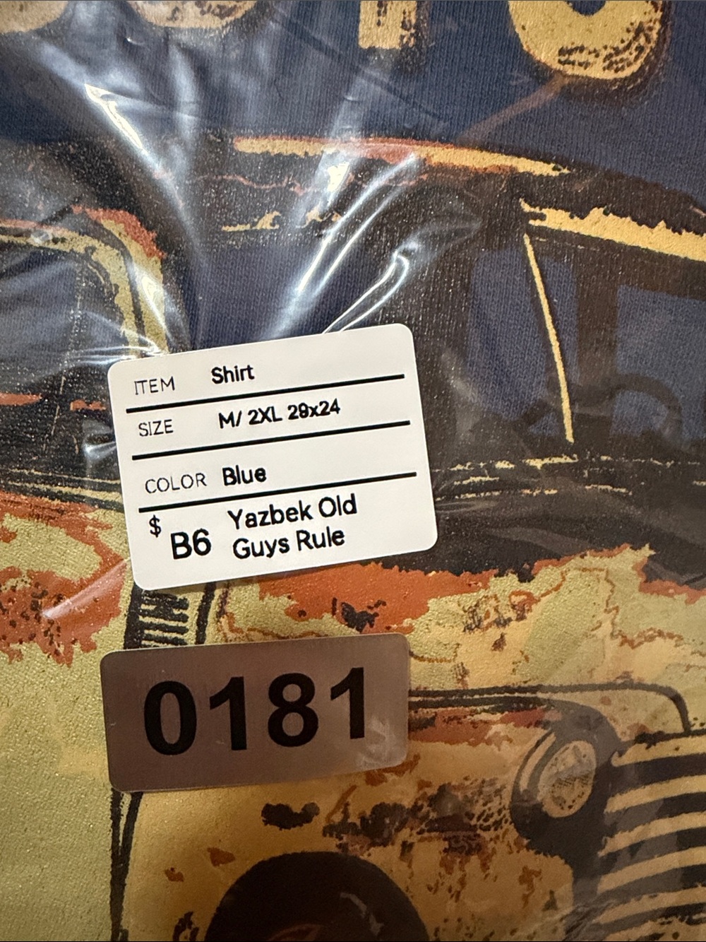 Old Guys Rule Respect The Rust T-Shirt Men XXL Navy BlueCotton - Picture 4 of 4
